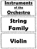 Elementary Music Word Wall-Instruments of the Orchestra