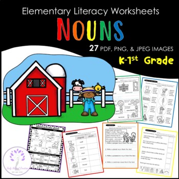 Preview of Elementary NOUN Worksheets
