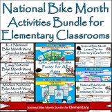 Elementary National Bike Month Bundle:Puzzles, Poster,Guid