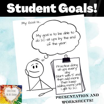 Preview of Elementary New Year Student Goal Setting - SEL Lesson