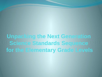 Preview of Elementary Science Standards Training PowerPoint--Free Sample