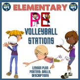 Elementary P.E. Volleyball Stations