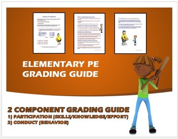 Preview of Elementary Physical Education Grading Guide