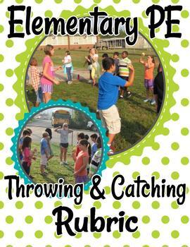 Preview of Elementary PE Throwing and Catching Rubric - Fully Editable in Google Docs!