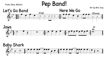 Preview of Elementary Pep Band