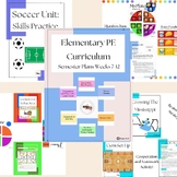 Elementary Physical Education Curriculum Bundle (K-5): Fal