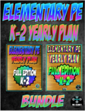 Elementary Physical Education K-2 Yearly Plan Bundle Curriculum