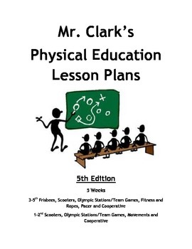 Preview of Physical Education Lesson Plans 5th Edition