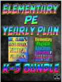 Elementary Physical Education Yearly Plan 2 and 7 Bundled 