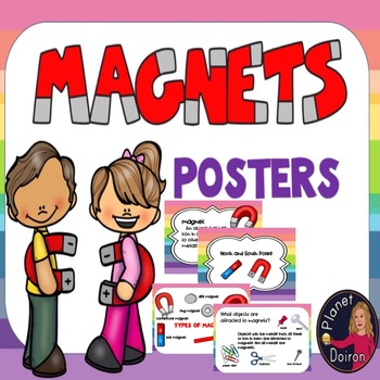 Preview of Elementary Physical Science Magnet Posters science visuals