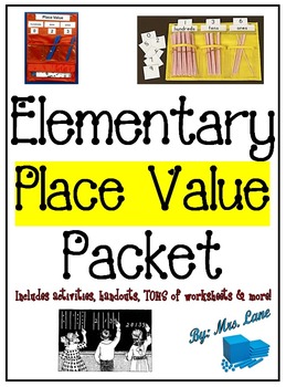 Preview of Elementary Place Value Packet (SUPER JAM-PACKED!)