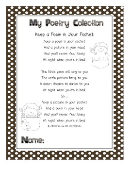Elementary Poetry Pages Collection by Holly Wasilewski | TPT