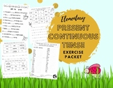 Elementary Present Continuous Tense Worksheets - Grammar, 
