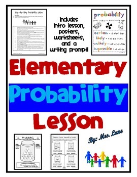 Preview of Elementary Probability Lesson