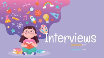 Preview of Elementary Public Speaking - Interview Unit