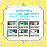 Elementary QR Code Bookmark Book Trailers Set #2