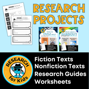 Preview of Elementary Research Projects Bundle