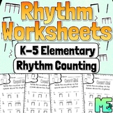 Elementary Rhythm Worksheets | Rhythm Counting