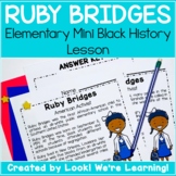 Elementary Ruby Bridges Black History Lesson: Ruby Goes to