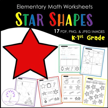 Preview of Elementary STAR Shape Worksheets