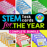 Elementary STEM Activities Task Cards for the Whole Year + SeeSaw