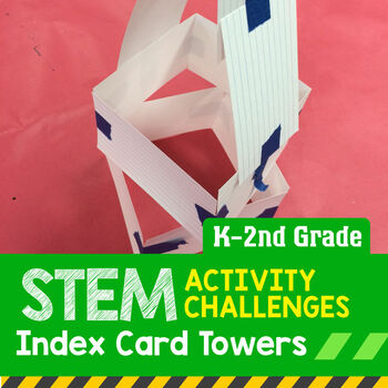 Preview of Elementary STEM Engineering Project: Index Card Tower (Elementary)