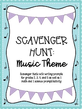 Preview of Elementary Scavenger Hunt: Grades 2, 3, 4, and 5 Distance Learning Activity