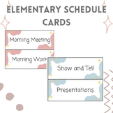 Elementary Schedule Cards