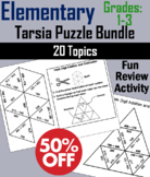 Elementary School: 1st to 3rd Grade Math Tarsia Puzzle Bundle