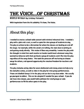 Preview of Elementary School Christmas Concert- The Voice of Christmas