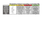 Elementary School Counseling Curriculum Map - 1st and 3rd 