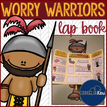 Preview of Worry/Anxiety Management Lap Book for Elementary School Counseling