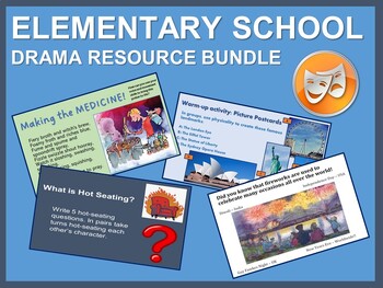 Preview of Elementary School DRAMA resource bundle!