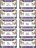 Name Tags -- Elementary School Desk (PDF)