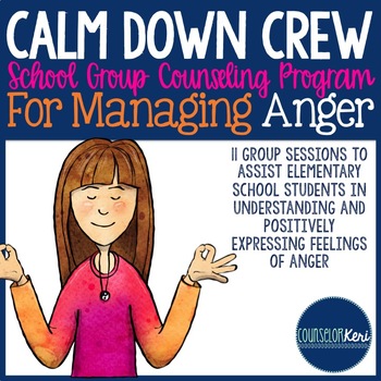 Preview of Anger Group: Anger Management Group Counseling Program