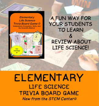 Preview of Elementary Life Science Trivia Board Game