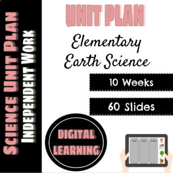 Preview of Elementary Science Unit Plan: Earth Science