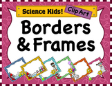 Elementary Scientists Kids Clipart: Borders & Frames - Set #1