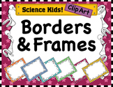 Elementary Scientists Kids Clipart: Borders & Frames - Set #2