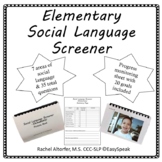 Elementary Social Skills Language Screener