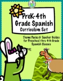 PreK-4th Grade Elementary Spanish Curriculum Set