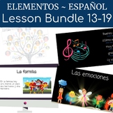 Elementary Spanish Curriculum (greetings, emotions, family