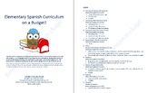 Elementary Spanish Curriculum on a Budget!