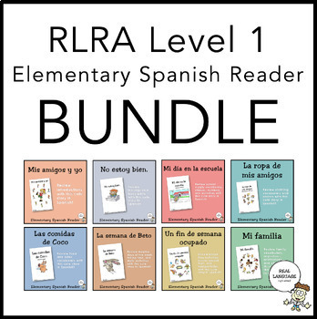 Preview of Elementary Spanish Reader BUNDLE from RLRA [reading comprehension]