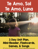 Preschool/Elementary Spanish Unit Lesson Plan for Te Amo S