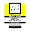 Elementary Spelling Bee III - from Roget’s Thesaurus of Wo
