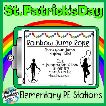 Preview of Elementary St. Patrick's Day PE Stations