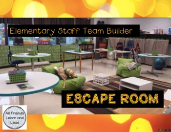 Preview of Elementary Staff Escape Room