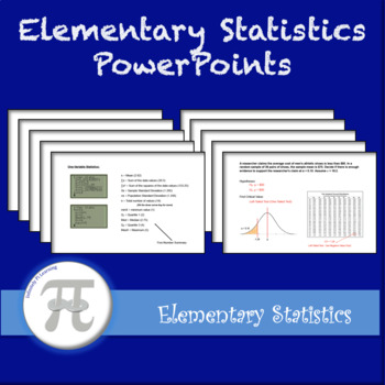Preview of Elementary Statistics PowerPoints - Full Course Bundle