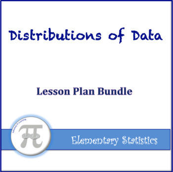 Preview of Distributions of Data Lesson Plan Bundle